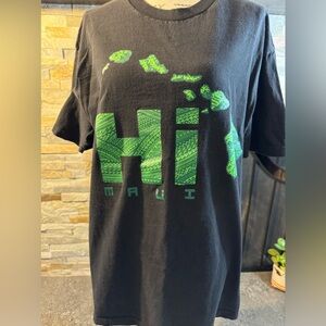 Hawaiian 8 Main Islands Tapa Front & Back Screen Printed Mens T-Shirt XL HI #HI